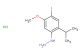 (4-iodo-2-isopropyl-5-methoxyphenyl)hydrazine hydrochloride