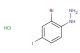 (2-bromo-4-iodophenyl)hydrazine hydrochloride