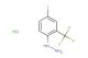 (4-iodo-2-(trifluoromethyl)phenyl)hydrazine hydrochloride