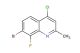7-bromo-4-chloro-8-fluoro-2-methylquinoline