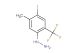 (4-iodo-5-methyl-2-(trifluoromethyl)phenyl)hydrazine
