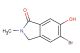 5-bromo-6-hydroxy-2-methylisoindolin-1-one