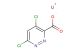 lithium 4,6-dichloropyridazine-3-carboxylat