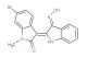 (2Z,3E)-6'-Bromo-3-(hydroxyimino)-1'-methyl-[2,3'-biindolinylidene]-2'-one