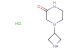 4-(Azetidin-3-yl)piperazin-2-one hydrochloride