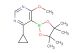 4-cyclopropyl-6-methoxy-5-(4,4,5,5-tetramethyl-1,3,2-dioxaborolan-2-yl)pyrimidine