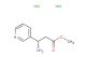 methyl (S)-3-amino-3-(pyridin-3-yl)propanoate dihydrochloride