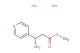 methyl (S)-3-amino-3-(pyridin-4-yl)propanoate dihydrochloride
