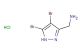1-(4,5-dibromo-1H-pyrazol-3-yl)methanamine hydrochloride