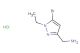 1-(5-bromo-1-ethyl-1H-pyrazol-3-yl)methanamine hydrochloride