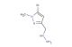 5-bromo-3-(hydrazinylmethyl)-1-methyl-1H-pyrazole