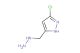 3-chloro-5-(hydrazinylmethyl)-1H-pyrazole