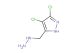3,4-dichloro-5-(hydrazinylmethyl)-1H-pyrazole