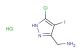 1-(5-chloro-4-iodo-1H-pyrazol-3-yl)methanamine hydrochloride