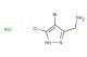 1-(4-bromo-5-chloro-1H-pyrazol-3-yl)methanamine hydrochloride