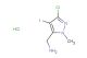 1-(3-chloro-4-iodo-1-methyl-1H-pyrazol-5-yl)methanamine hydrochloride