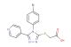 2-((4-(4-bromophenyl)-5-(pyridin-4-yl)-4H-1,2,4-triazol-3-yl)thio)acetic acid