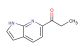 1-(1H-pyrrolo[2,3-b]pyridin-6-yl)propan-1-one