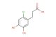 3-(2-chloro-4,5-dihydroxyphenyl)propanoic acid