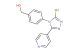 (4-(3-mercapto-5-(pyridin-4-yl)-4H-1,2,4-triazol-4-yl)phenyl)methanol
