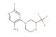 6-fluoro-4-(2-(trifluoromethyl)morpholino)pyridin-3-amine