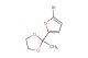 2-(5-bromofuran-2-yl)-2-methyl-1,3-dioxolane