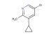 5-bromo-3-cyclopropyl-2-methylpyridine