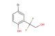 4-bromo-2-(1,1-difluoro-2-hydroxyethyl)phenol