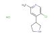 5-chloro-2-methyl-4-(pyrrolidin-3-yl)pyridine hydrochloride