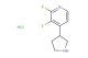 2,3-difluoro-4-(pyrrolidin-3-yl)pyridine hydrochloride