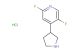 2,5-difluoro-4-(pyrrolidin-3-yl)pyridine hydrochloride