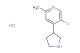 5-fluoro-2-methyl-4-(pyrrolidin-3-yl)pyridine hydrochloride