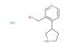 (4-(pyrrolidin-3-yl)pyridin-3-yl)methanol hydrochloride