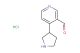 4-(pyrrolidin-3-yl)nicotinaldehyde hydrochloride