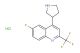 6-fluoro-4-(pyrrolidin-3-yl)-2-(trifluoromethyl)quinoline hydrochloride