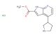 methyl 4-(pyrrolidin-3-yl)-1H-pyrrolo[2,3-b]pyridine-2-carboxylate hydrochloride