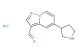 5-(pyrrolidin-3-yl)pyrazolo[1,5-a]pyridine-3-carbaldehyde hydrochloride