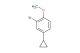 2-bromo-4-cyclopropyl-1-methoxybenzene