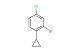 2-bromo-4-chloro-1-cyclopropylbenzene