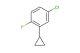 4-chloro-2-cyclopropyl-1-fluorobenzene