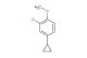 2-chloro-4-cyclopropyl-1-methoxybenzene