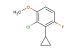 2-chloro-3-cyclopropyl-4-fluoro-1-methoxybenzene