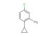 4-chloro-1-cyclopropyl-2-methylbenzene