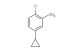 1-chloro-4-cyclopropyl-2-methylbenzene