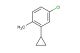 4-chloro-2-cyclopropyl-1-methylbenzene