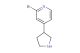 2-bromo-4-(pyrrolidin-3-yl)pyridine