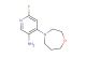 6-fluoro-4-(1,4-oxazepan-4-yl)pyridin-3-amine