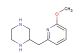 2-((6-methoxypyridin-2-yl)methyl)piperazine