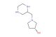 (3R)-1-(piperazin-2-ylmethyl)pyrrolidin-3-ol