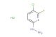 3-chloro-2-fluoro-6-hydrazinylpyridine hydrochloride